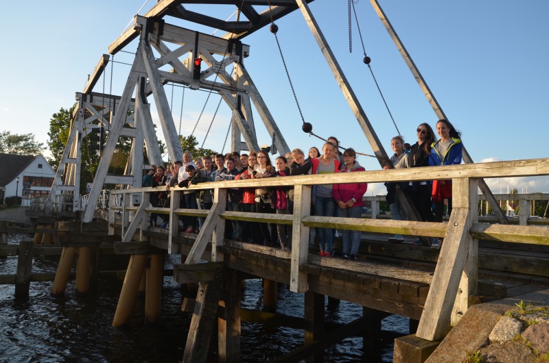 auf der Wiecker Brücke