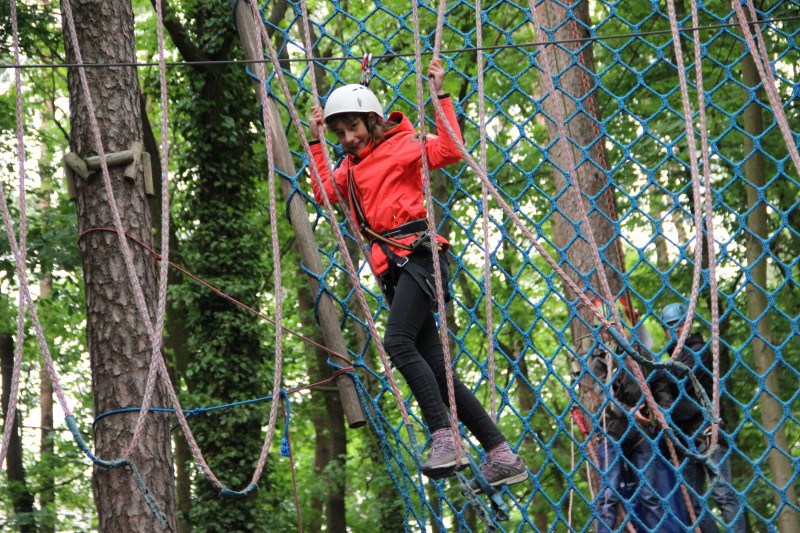 In Stettin waren wir im Kletterpark