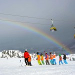 Am Ende des Regenbogens findet sich immer ein Skiteam.